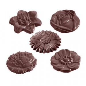 Moule Chocolat Fleurs (x10) Chocolate World Moule Chocolat Fleurs (x10) Chocolate World