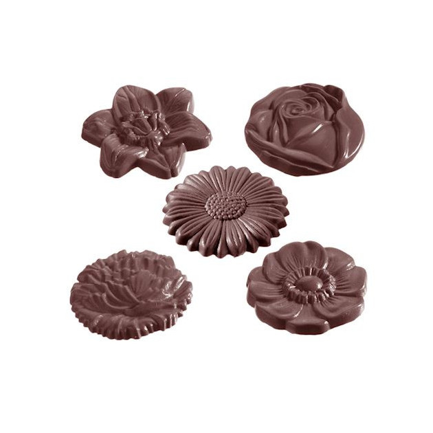 Moule Chocolat Fleurs (x10) Chocolate World 