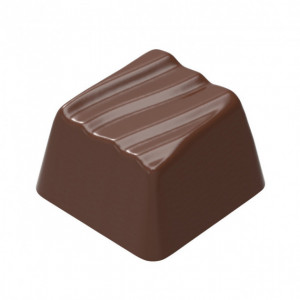 Moule Chocolat Rocher Carré Ondulé (x24) Chocolate World