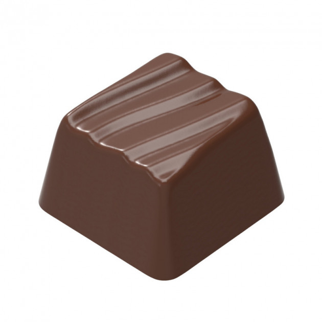 Moule Chocolat Rocher Carre Ondule (x24) Chocolate World