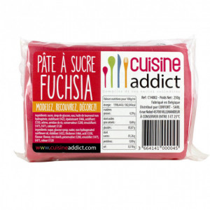 Pâte à Sucre Fuchsia 250g Cuisineaddict Pâte à Sucre Fuchsia 250g Cuisineaddict