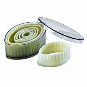 Emporte Pièce Ovale cannelé Polyglass (x7) Emporte Pièce Ovale cannelé Polyglass (x7)