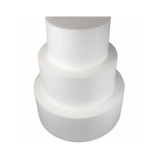  Support polystyrene rond H 10 cm. Ã˜ 35 cm