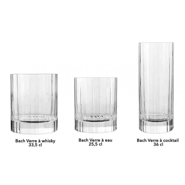 Verre A Eau 25 5 Cl X6 Luigi Bormioli Bach Cuisineaddict Com Achat Acheter Vente