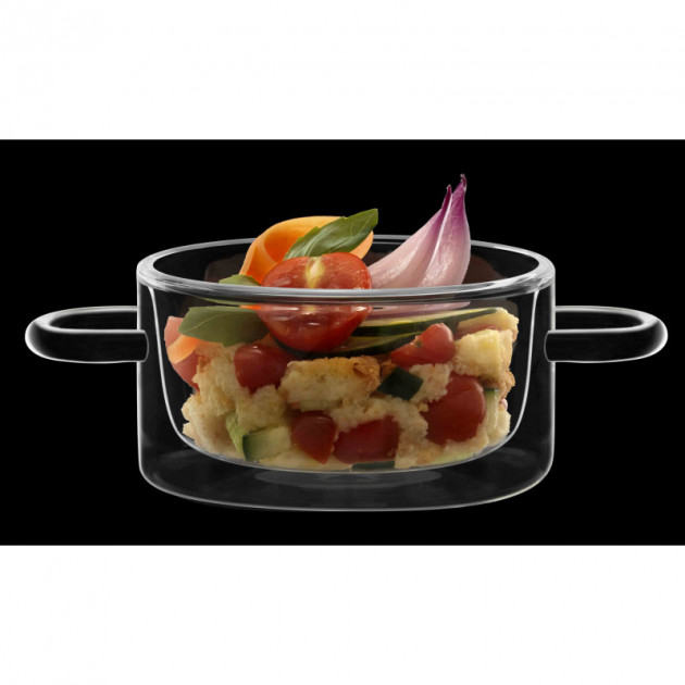 Mini casserole double paroi Luigi Bormioli THERMIC GLASS