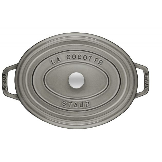 Couvercle en fonte gris et cocotte en fonte Staub Couvercle en fonte gris et cocotte en fonte Staub