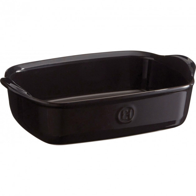Plat a Four individuel Fusain 22 x 14 cm Emile Henry