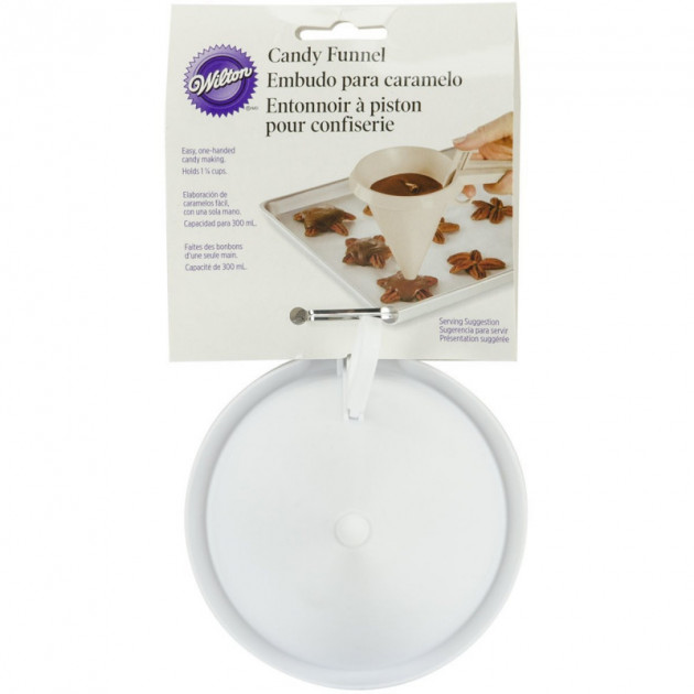 Entonnoir avec bouton poussoir Wilton