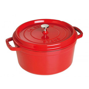 STAUB Cocotte Fonte Ronde 26 cm Rouge Cerise 5,2 L