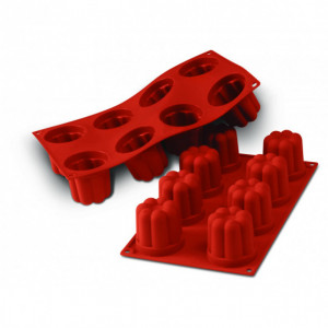 Moule à Bavarois Ø 5,7 cm Silicone souple professionnel Moule à Bavarois Ø 5,7 cm Silicone souple professionnel
