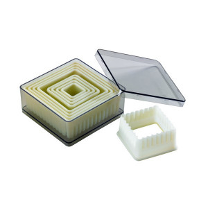 Emporte-Pièce Carré Cannelé Polyglass (x9) Ibili Emporte-Pièce Carré Cannelé Polyglass (x9) Ibili