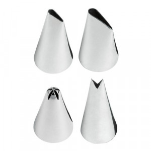 Kit de 4 Douilles Pâtissières (n°102-104-224-352) Wilton Kit de 4 Douilles Pâtissières (n°102-104-224-352) Wilton