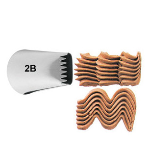 Douille Pâtisserie effet Dentelé (n°2B) Wilton Douille Pâtisserie effet Dentelé (n°2B) Wilton