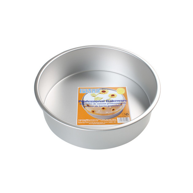 Moule à manqué rond en aluminium antiadhésif 18cm haut 10cm