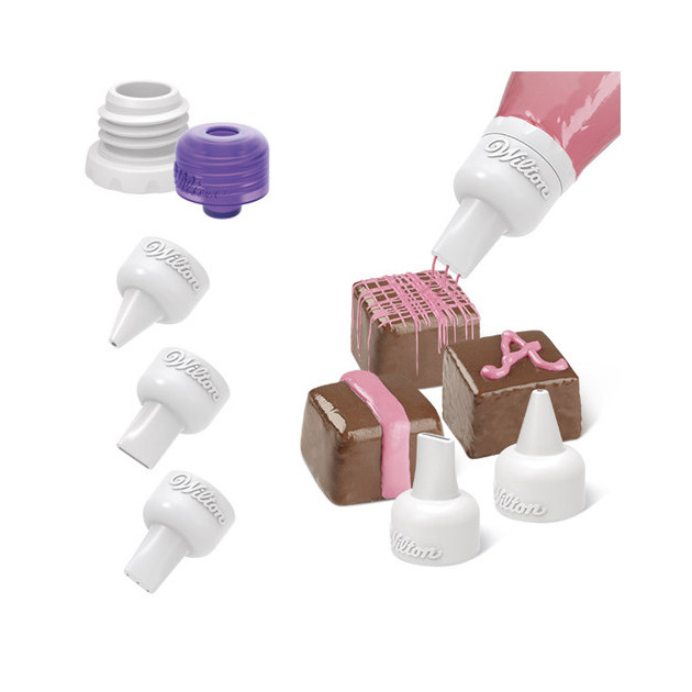 Douilles pour Candy Melt (x3) Wilton