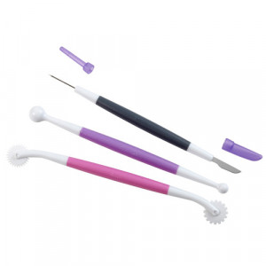 Outils de Modelage Pour Pâte à Sucre (x3) Wilton Outils de Modelage Pour Pâte à Sucre (x3) Wilton