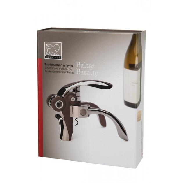Packaging du Tire-Bouchon a Levier Baltaz Basalte Peugeot