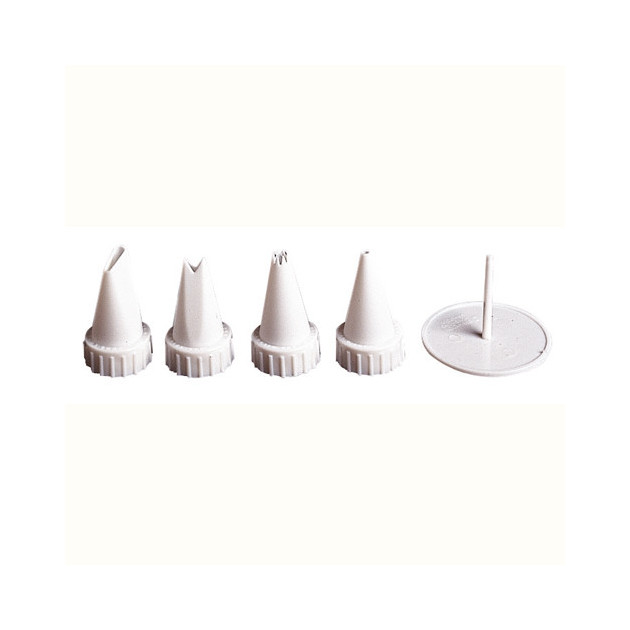 Douilles pour Tube de GlaÃ§age (x4) et Clou a Fleur Wilton