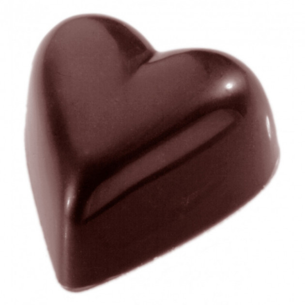 Moule Chocolat Coeur 3.3 cm (x24) Chocolate World