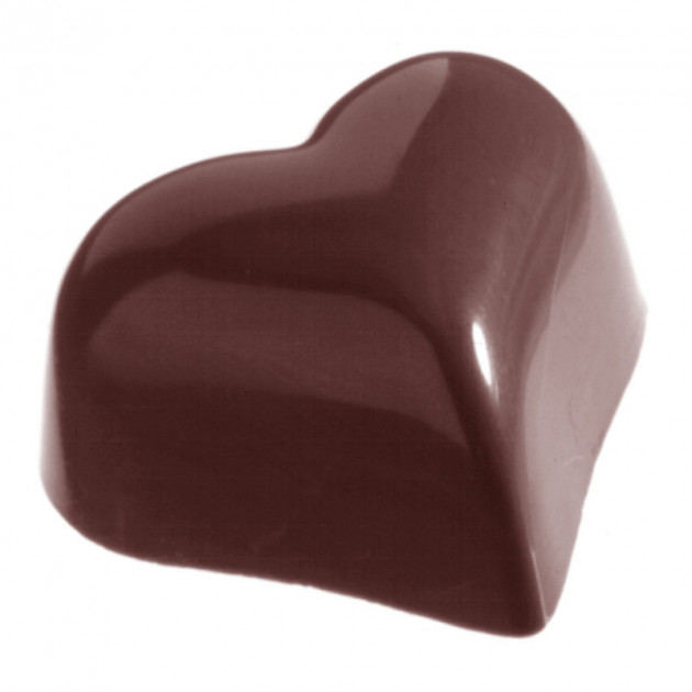 Moule chocolat coeurs lisses 15,5 cm