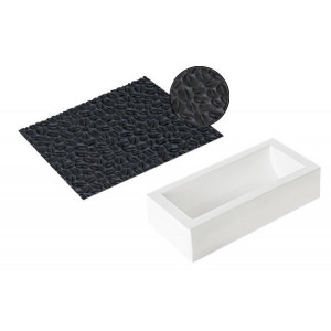 Tapis Décor Bûche Grains de Café Silicone SilikoMart Professional Tapis Décor Bûche Grains de Café Silicone SilikoMart Professional