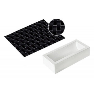 Tapis Décor Bûche Tressé Silicone SilikoMart Professional Tapis Décor Bûche Tressé Silicone SilikoMart Professional