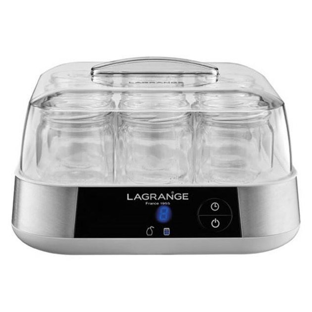 Yaourtiere 9 pots en verre Lagrange 16 W