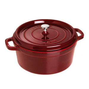 STAUB Cocotte Fonte Ronde 26 cm Grenadine Majolique 5,2 L
