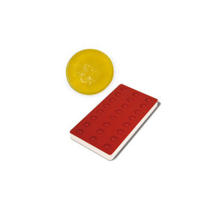 Moule Pâte de Fruit Bonbon 24 empreintes 6ml SilikoMart Professional Moule Pâte de Fruit Bonbon 24 empreintes 6ml SilikoMart Professional
