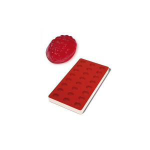 Moule Pâte de Fruit Ananas 24 empreintes 9ml SilikoMart Professional Moule Pâte de Fruit Ananas 24 empreintes 9ml SilikoMart Professional
