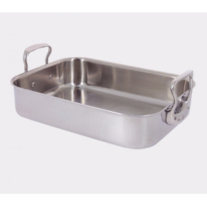 Plat à rôtir pro Affinity 35 x 25 cm inox De Buyer Plat à rôtir pro Affinity 35 x 25 cm inox De Buyer