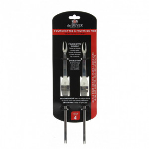 Lot de 4 Fourchettes à Crustacés de Buyer Lot de 4 Fourchettes à Crustacés de Buyer