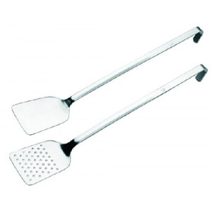 Spatule en Inox Ajourée L.50 cm Spatule en Inox Ajourée L.50 cm