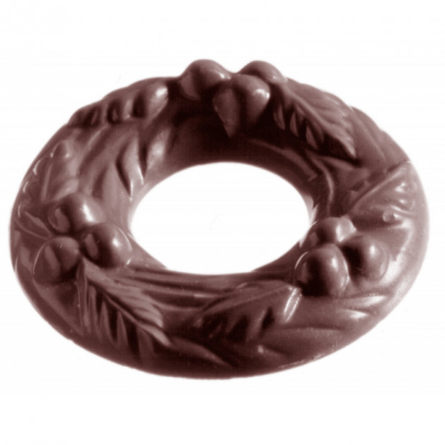 Moule Chocolat Couronne de Noel (x10) Chocolate World