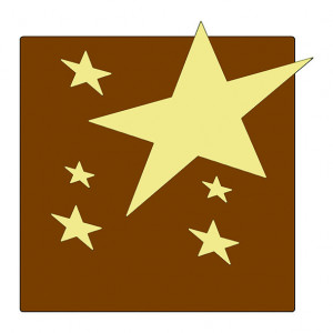 Moule Embout de bûche Carré Etoiles 84 x 82 mm Mallard Ferrière Moule Embout de bûche Carré Etoiles 84 x 82 mm Mallard Ferrière