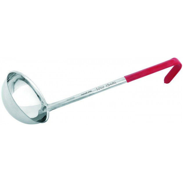 Louche en Inox L.37 cm Ã˜12.3 cm Rouge