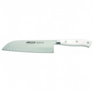 Couteau Santoku Acier Inoxydable 18 cm Arcos RIVIERA blanc Couteau Santoku Acier Inoxydable 18 cm Arcos RIVIERA blanc
