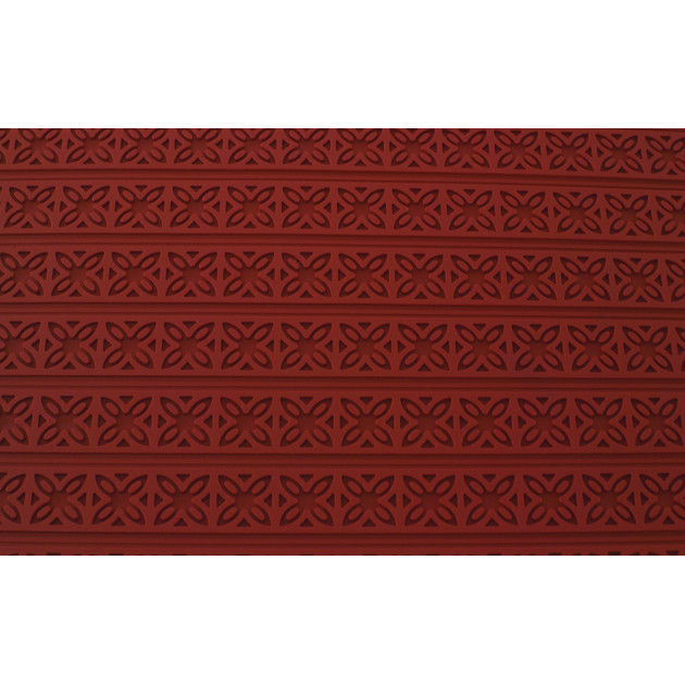 Tapis Relief silicone Fleurs carrees 30 mm - Tapis de cuisson 560 x 390 mm