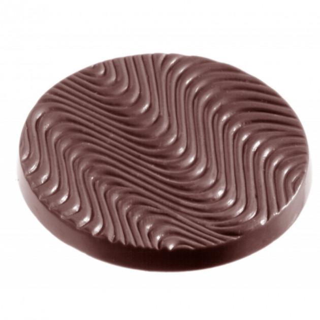 Moule Chocolat Disque Ondule (x11) Chocolate World
