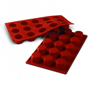 Moule octogone souple professionnel en silicone 3,8 cm Moule octogone souple professionnel en silicone 3,8 cm