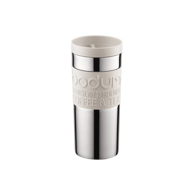 Travel Mug Inox Creme Couvercle a Vis 35cl Bodum