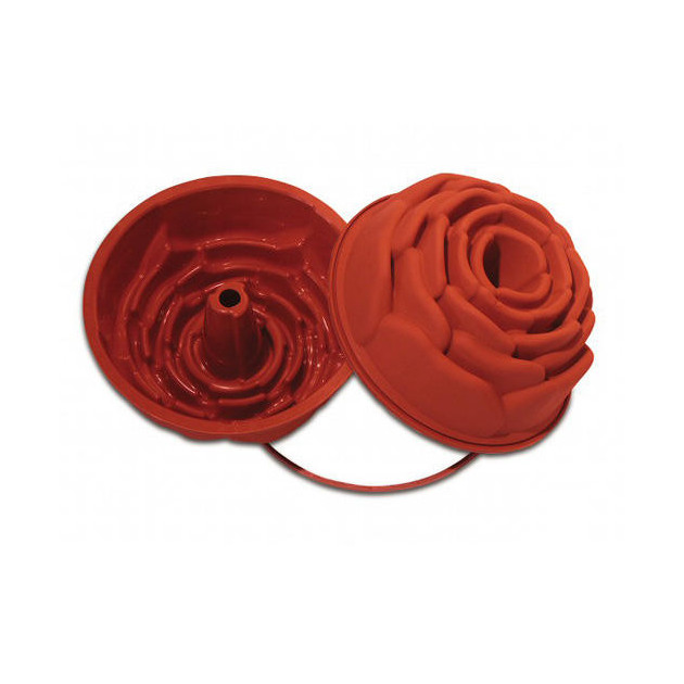 Moule silicone souple professionnel forme Rose Ã˜22 cm Silikomart