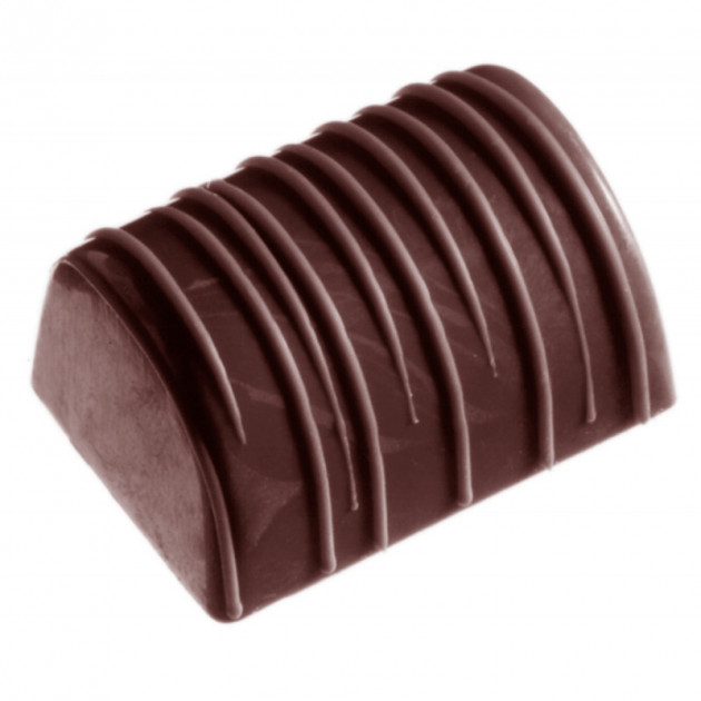 Moule a chocolat Bonbon Rectangle decors stries x24 Chocolate World