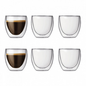 Tasse Double Paroi 8cl PAVINA Bodum (x6) Tasse Double Paroi 8cl PAVINA Bodum (x6)