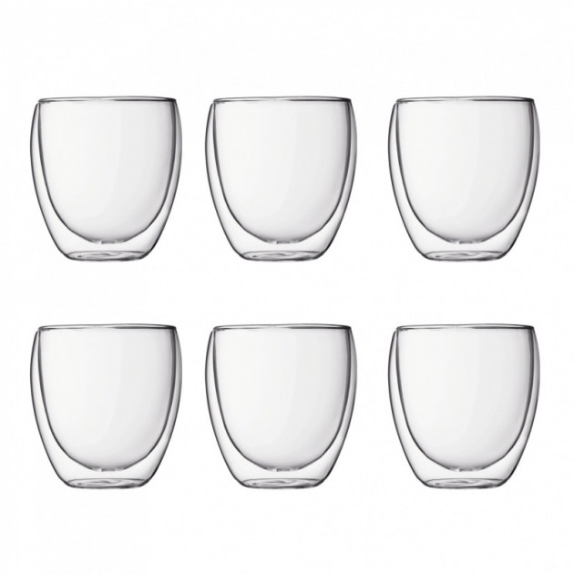 Tasses Bodum Pavina 6 X 25 cl - tasses à café Bodum par Mon-café