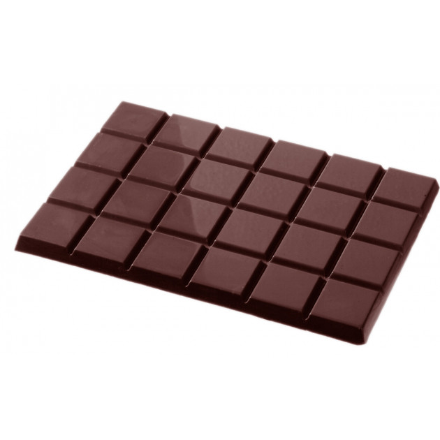 Moule Chocolat Tablette 24 Carres (x2) Chocolate World