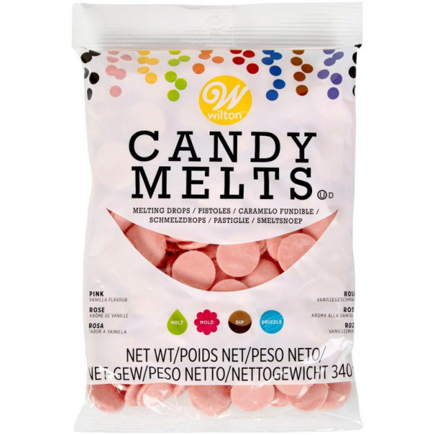 Candy Melts Rose 340 g Wilton