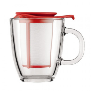 Tasse à Thé avec Infuseur Rouge YO-YO SET Bodum Tasse à Thé avec Infuseur Rouge YO-YO SET Bodum