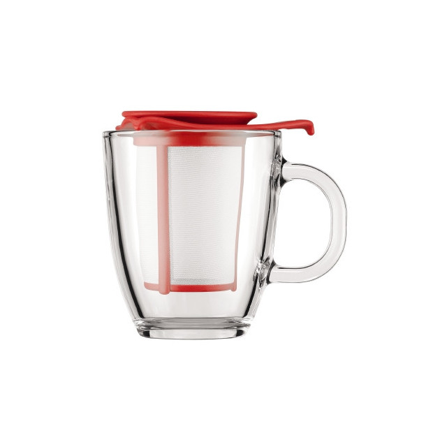 Tasse a The avec Infuseur Rouge YO-YO SET Bodum