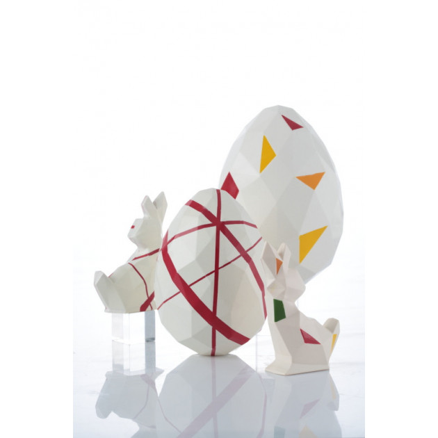 Moule a Chocolat en Tritan Oeuf Origami 18 cm Barry